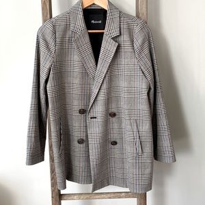 Madewell Blazer Plaid